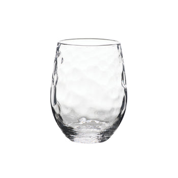 Wine Waves Stemless Wine Glasses - set of 2pc in a gift box – Julianna Glass