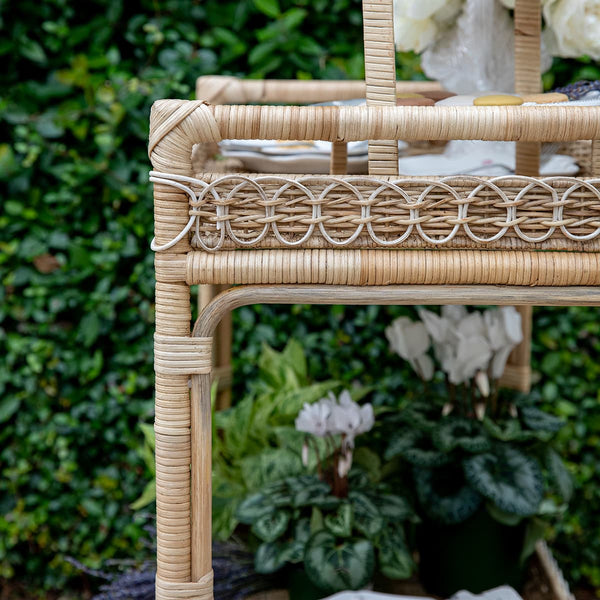 Bayou Breeze Ambrielle Rattan/Wicker Bar Cart