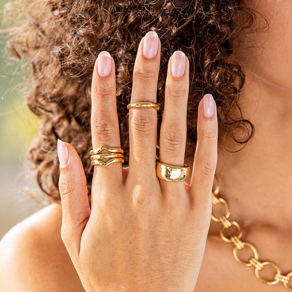 Cleopatra Stacking Ring Set - Size 6 | Capucine De Wulf