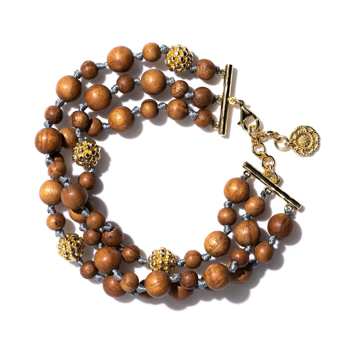 Earth Goddess Beads Bracelet - Teak - Shop Juliska product image