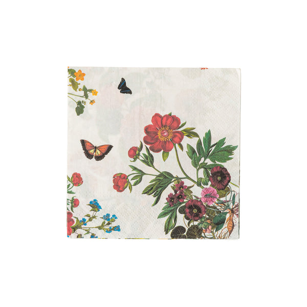 Copyright Free Flower Napkins, Mixed Set of 4 Paper Decoupage Napkins,  Luncheon Size or Single Napkins. Copyright Free for Handmade Items 