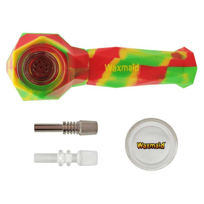 ID1809001 Waxmaid Daimon 2 in 1 Pipe Nectar Collector Kit 01