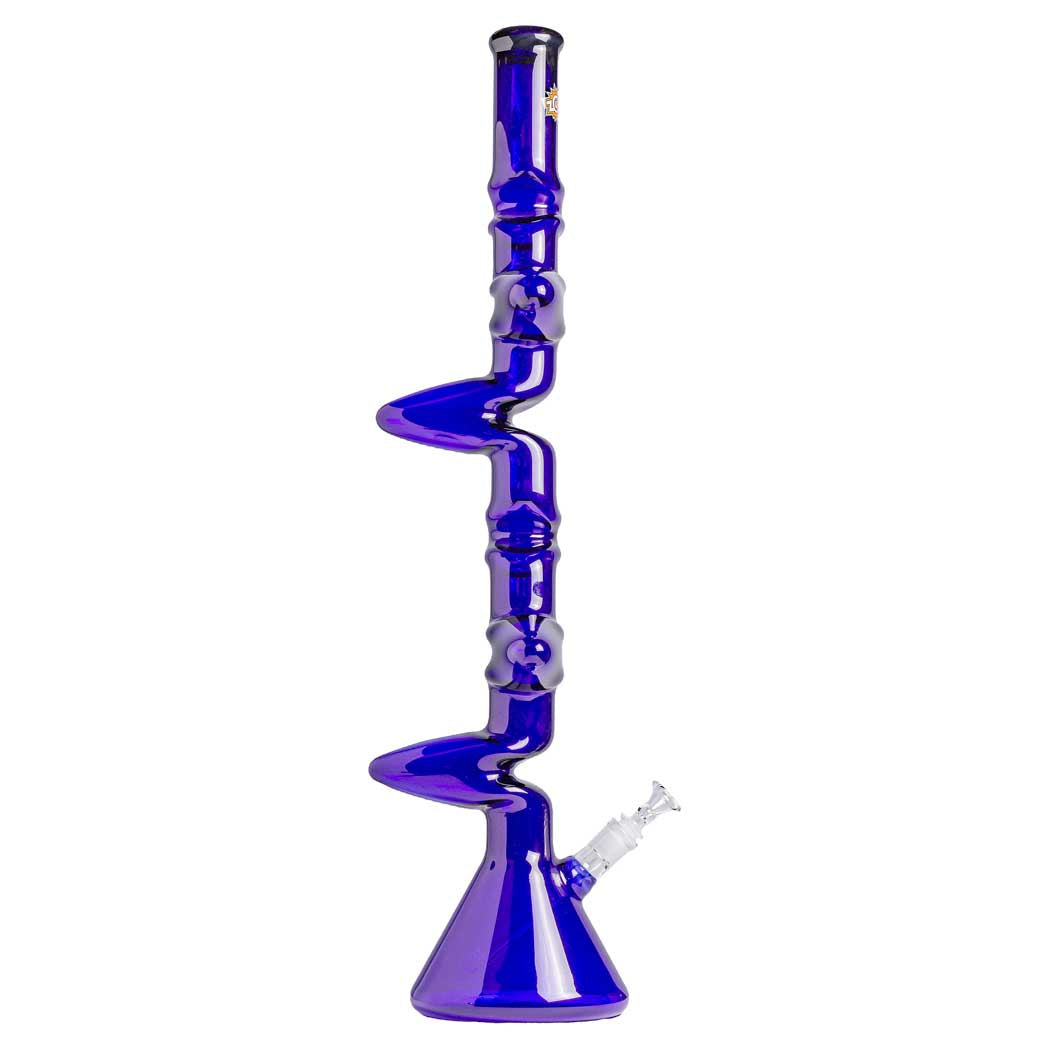 ZONG01 Zong 6 Kink 35 Beaker Water Pipe Cobalt Blue 04