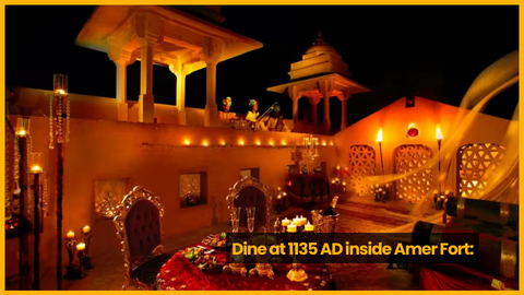 Dine at 1135 AD inside Amer Fort: