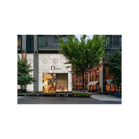 Dior designer label storefront