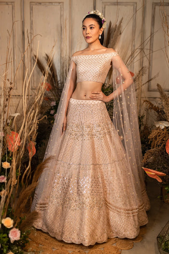 BRIDAL IVORY LEHENGA SET – Swish By Dolcy & Simran