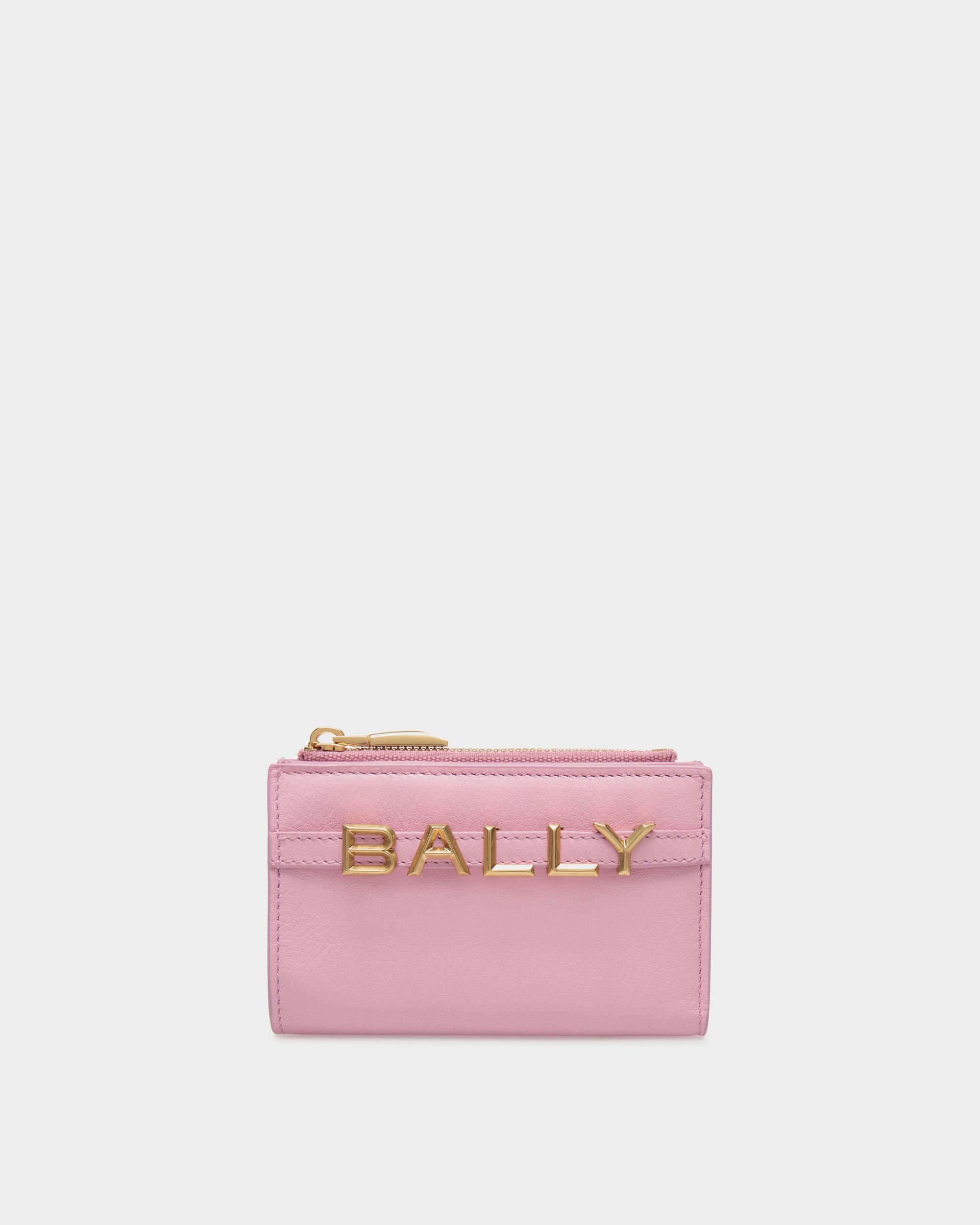 Bally Spell | Geldbörse für Damen aus rosa Leder | Bally | Still Life Vorderseite
