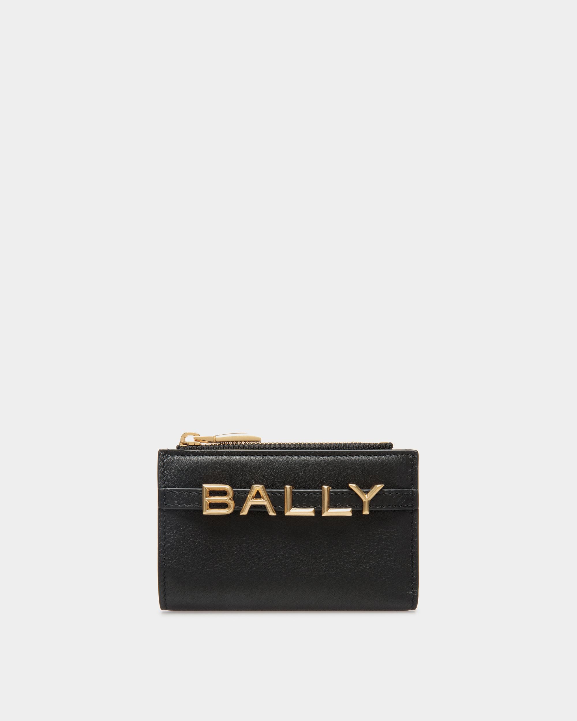 Bally Spell | Geldbörse für Damen aus schwarzem Leder | Bally | Still Life Vorderseite