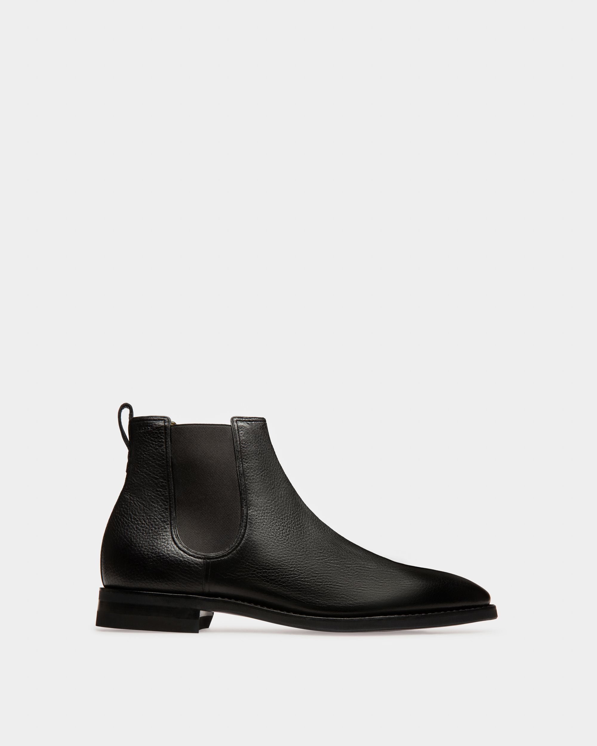 Scavone | Men's Boots | Black Leather | Bally | Still Life Side