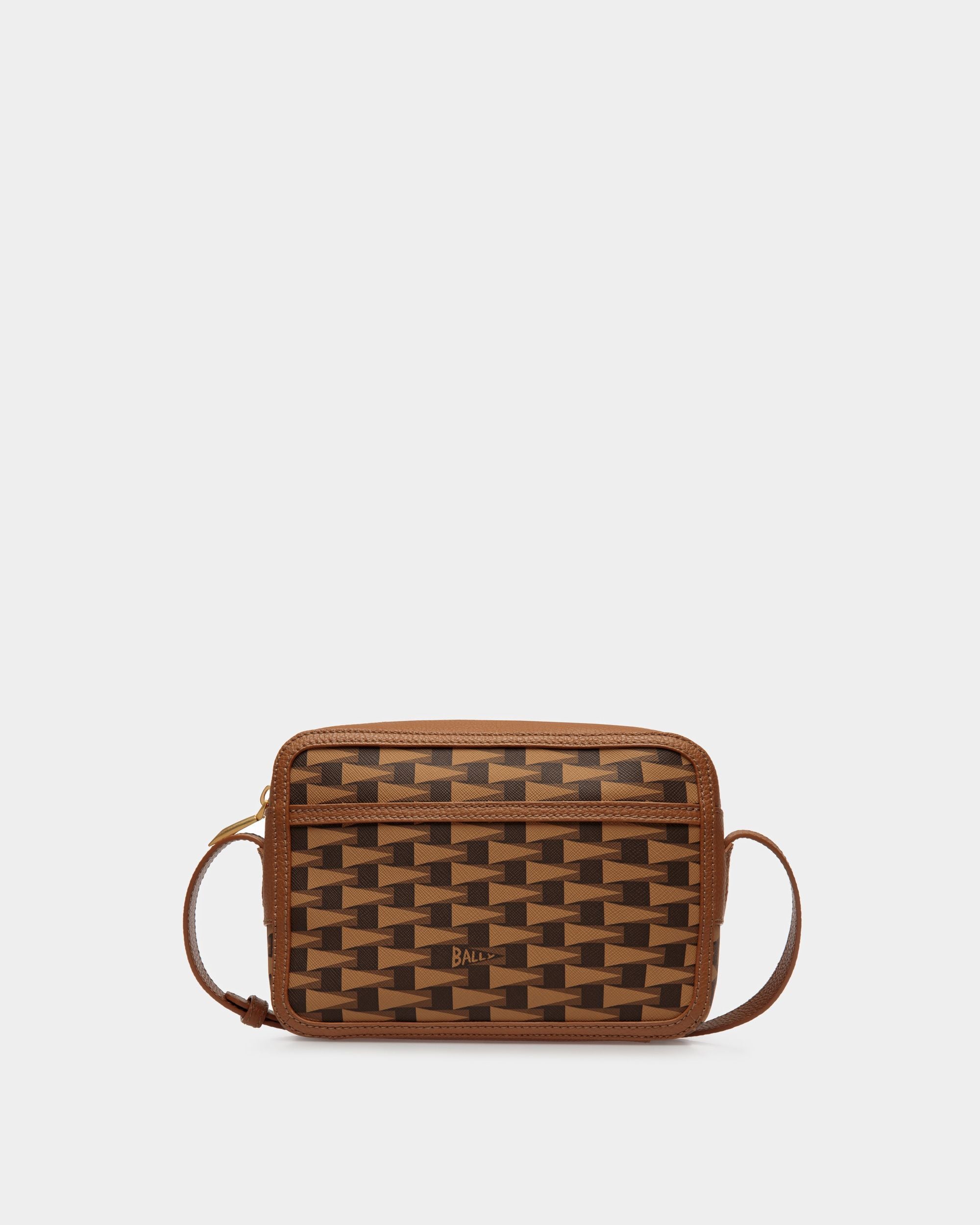 Pennant Crossbody Bag | Men's Bag | Desert TPU | Bally | Still Life Front