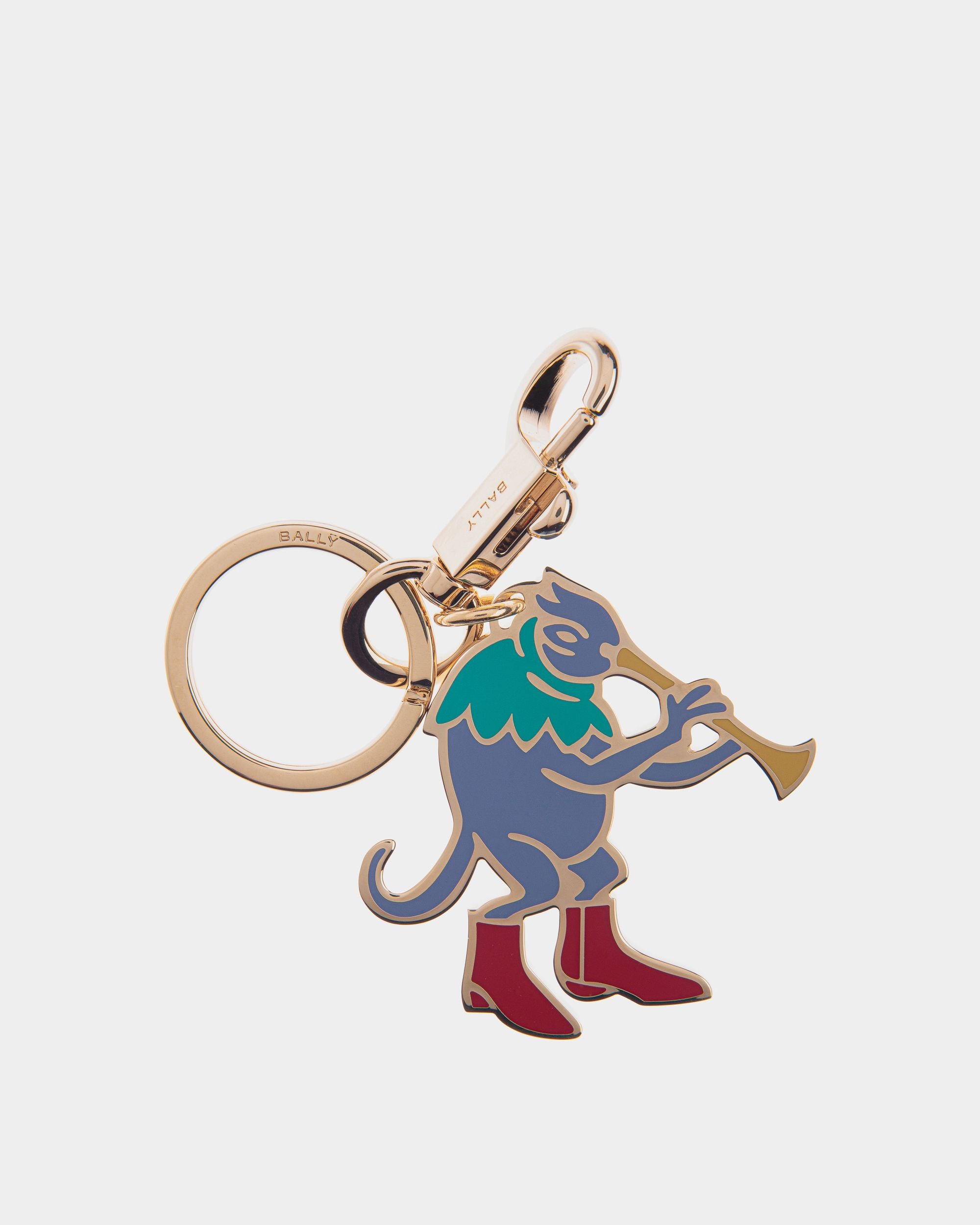 Beckett | Men's Keyring in Multicolor Metal | Bally | Still Life Front