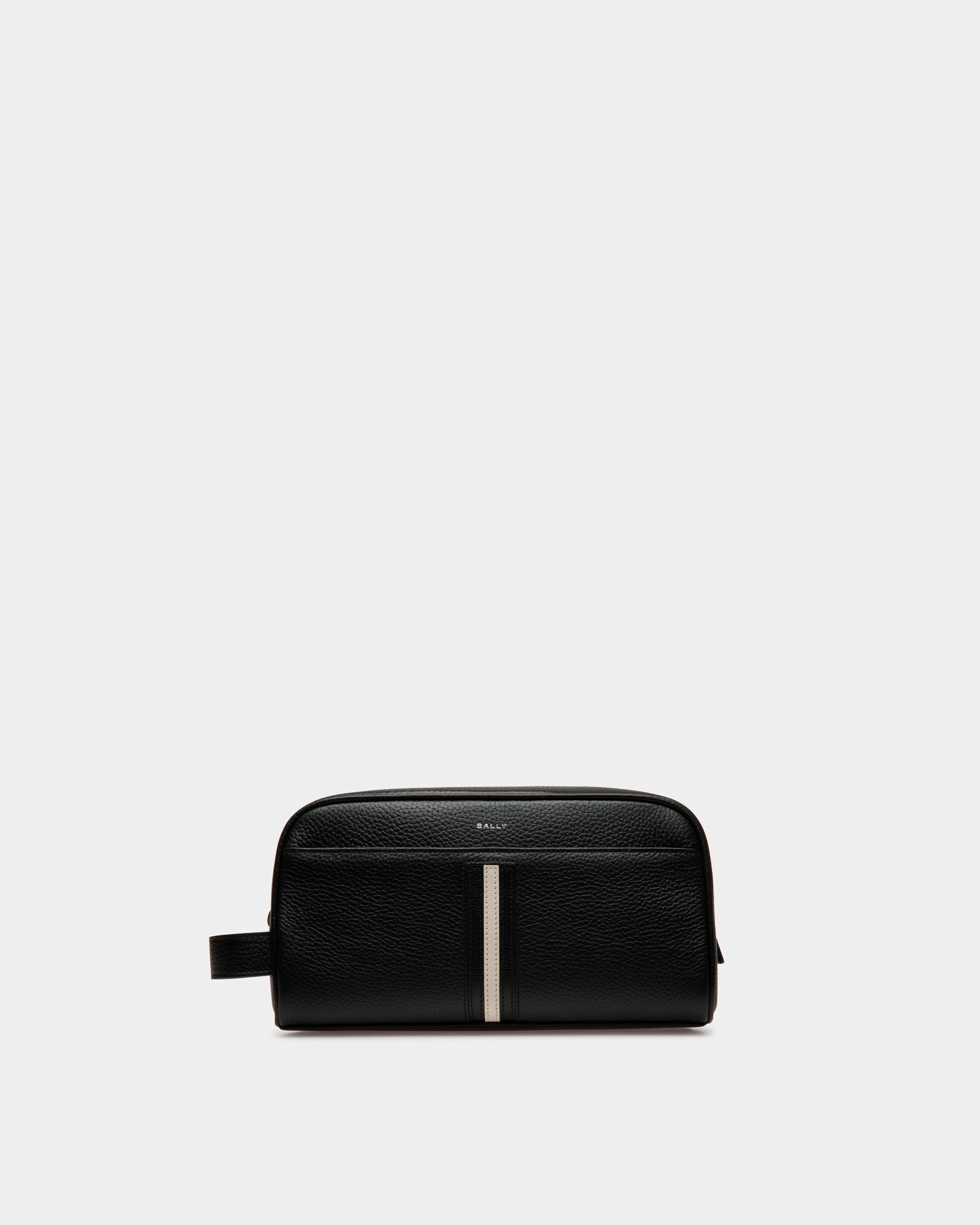 Ribbon Necessaire | Men's Necessaire | Black Leather | Bally | Still Life Front