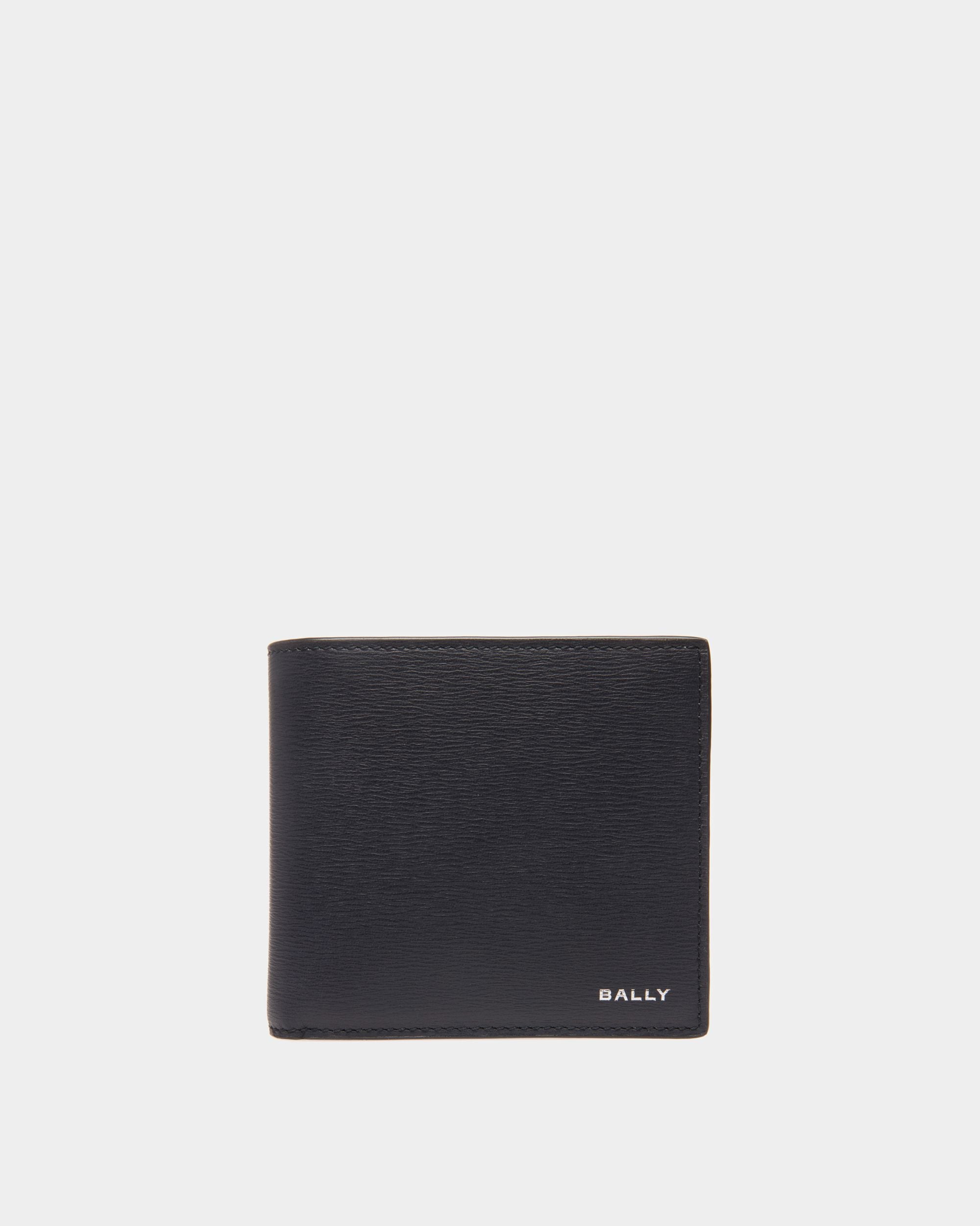 CRS Bifold Coin | Men's Wallets And Coin Purses | Midnight Leather | Bally | Still Life Front