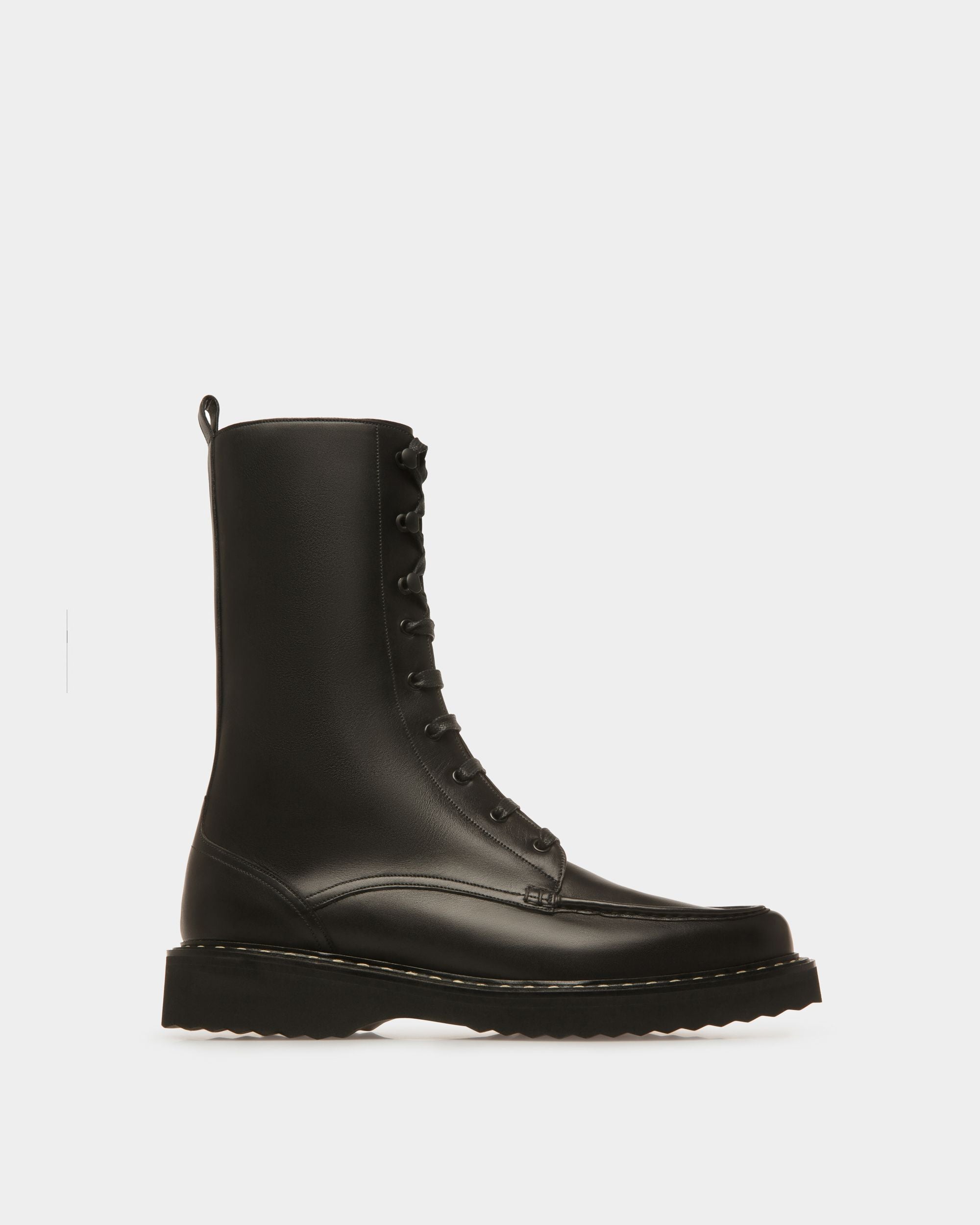 Novarno | Men's Boots | Black Leather | Bally | Still Life Side
