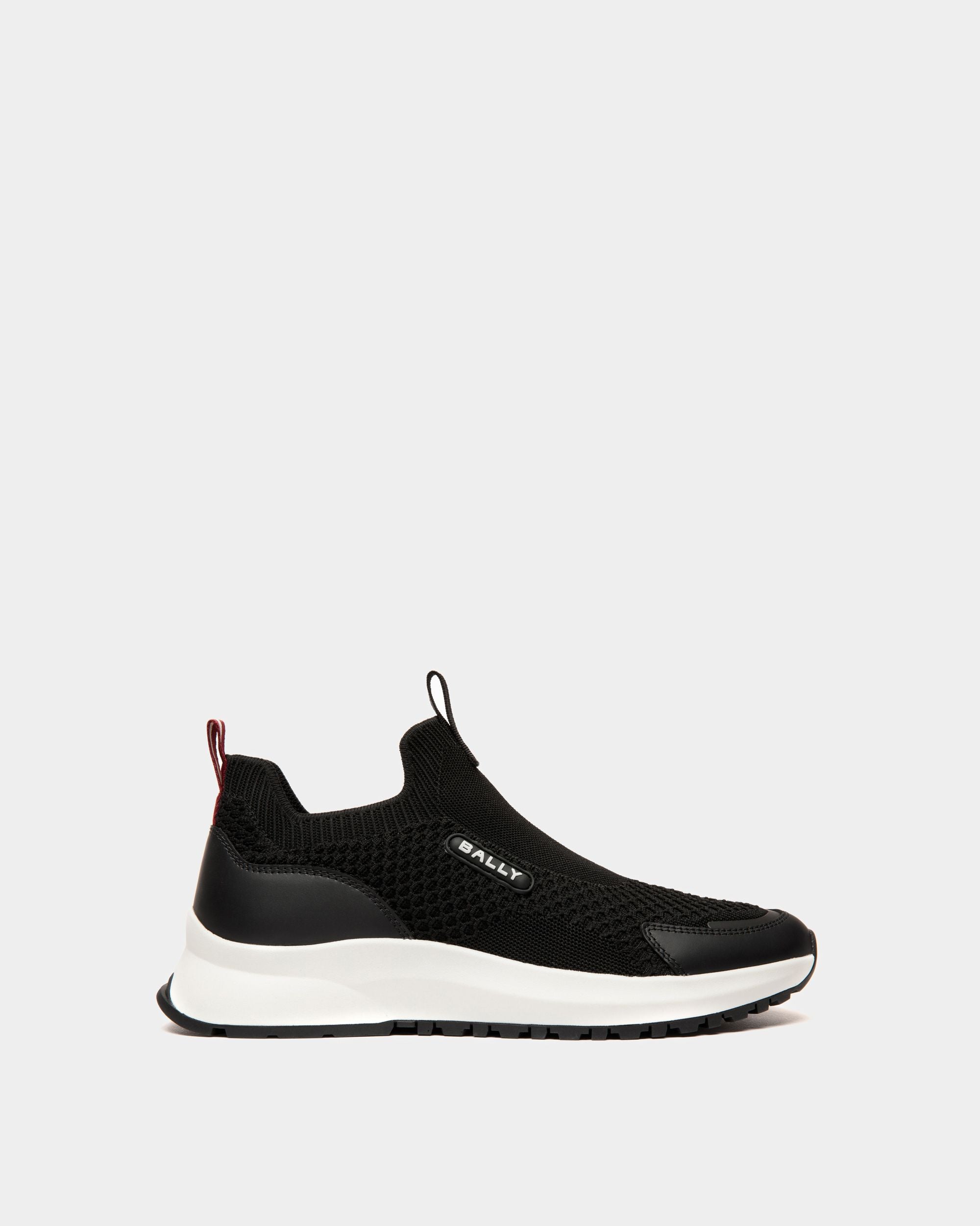 Outline | Men's Sneaker in Black Nylon | Bally | Still Life Side