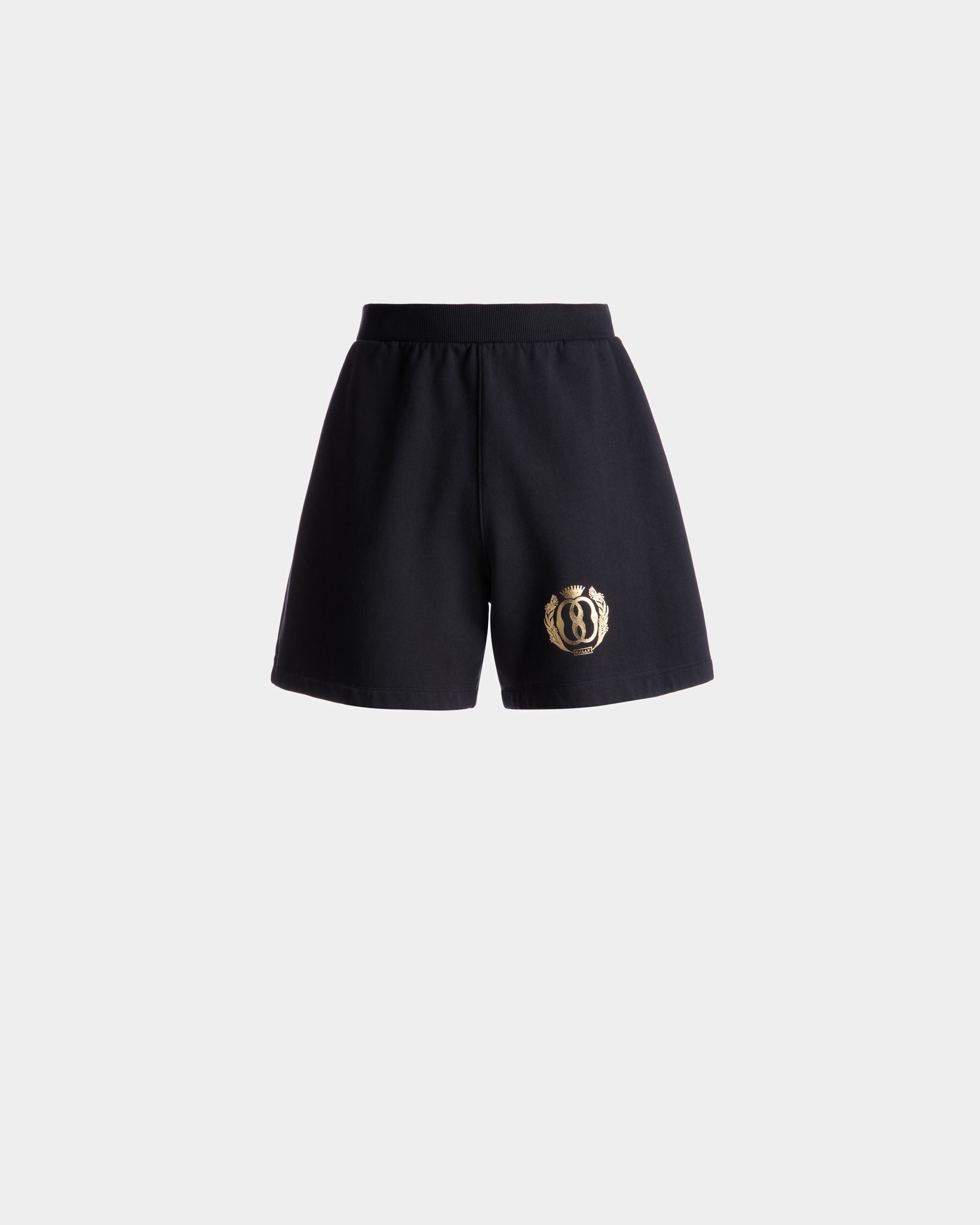 Sweatpant Shorts | Men's Sweatpants | Midnight Cotton | Bally | Still Life Front