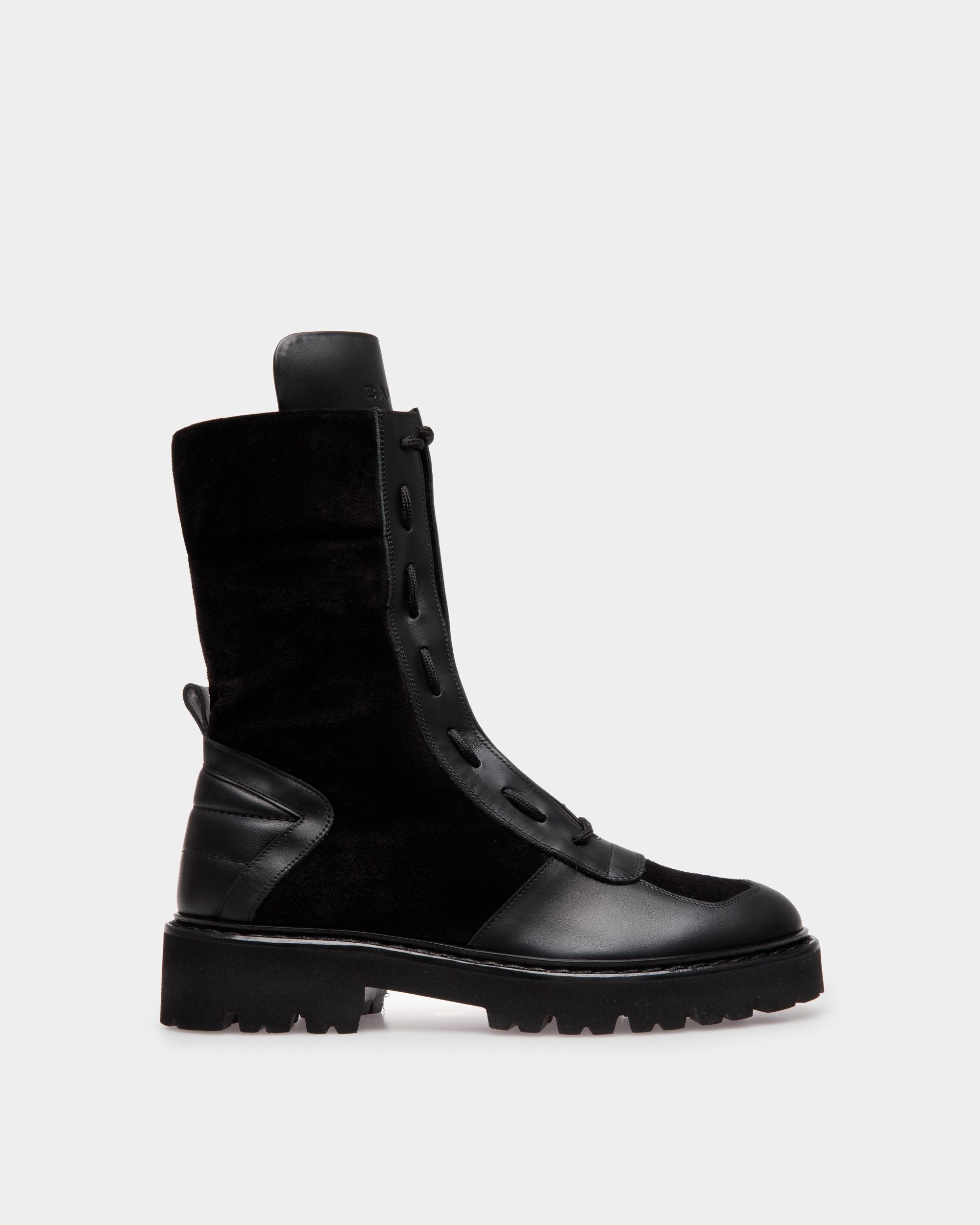 Narys | Women's Boots | Black Leather | Bally | Still Life Side