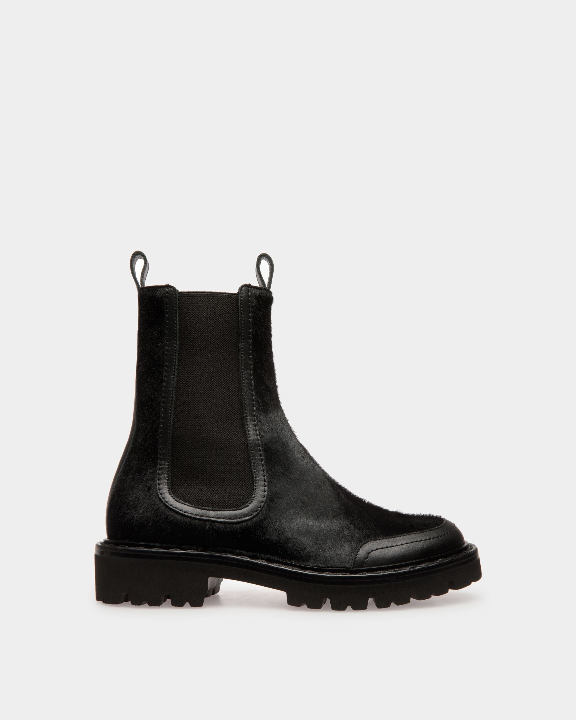 Nalyna | Women's Boots | Black Leather | Bally | Still Life Side