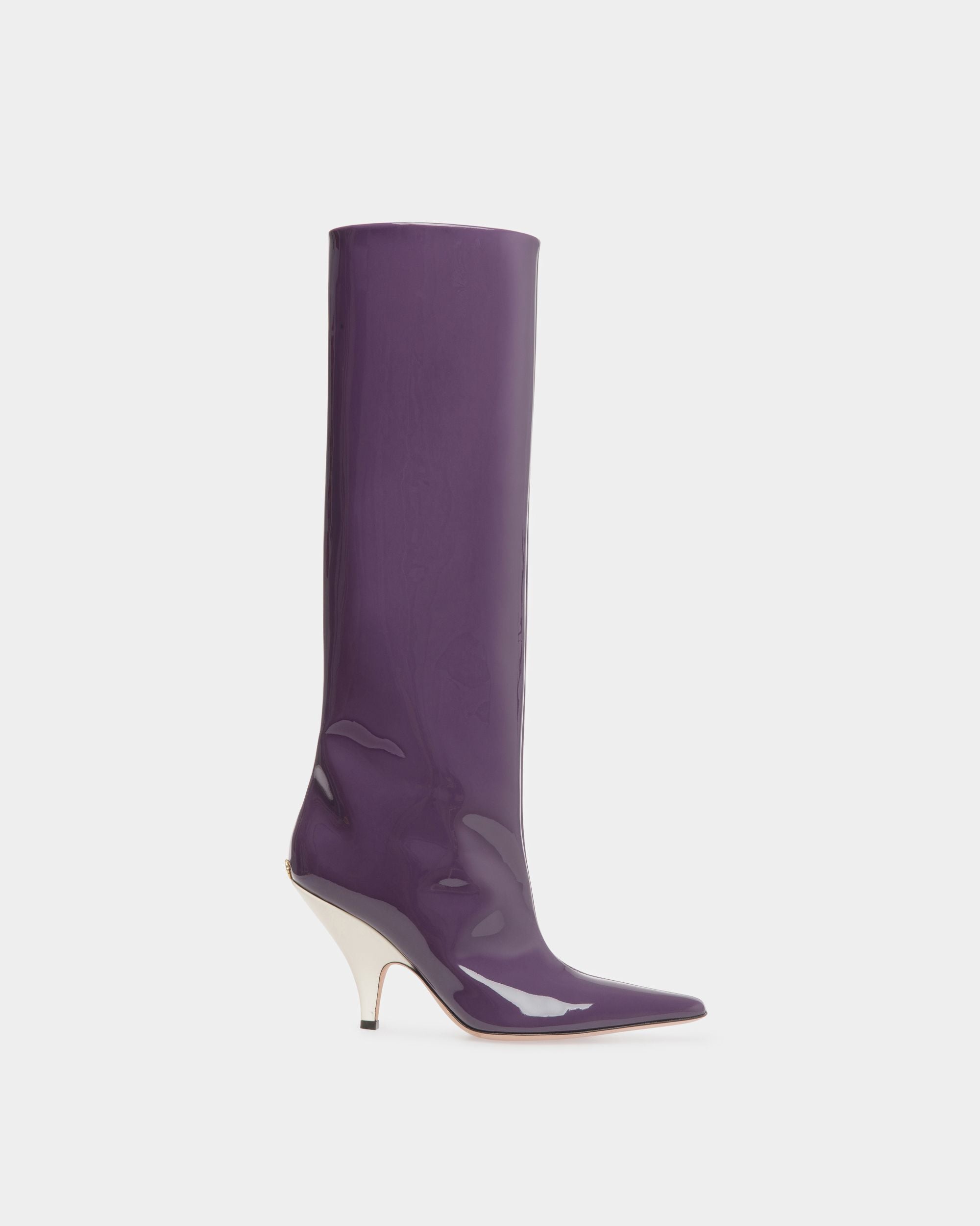 Kika | Women's Boots | Orchid Leather | Bally | Still Life Side