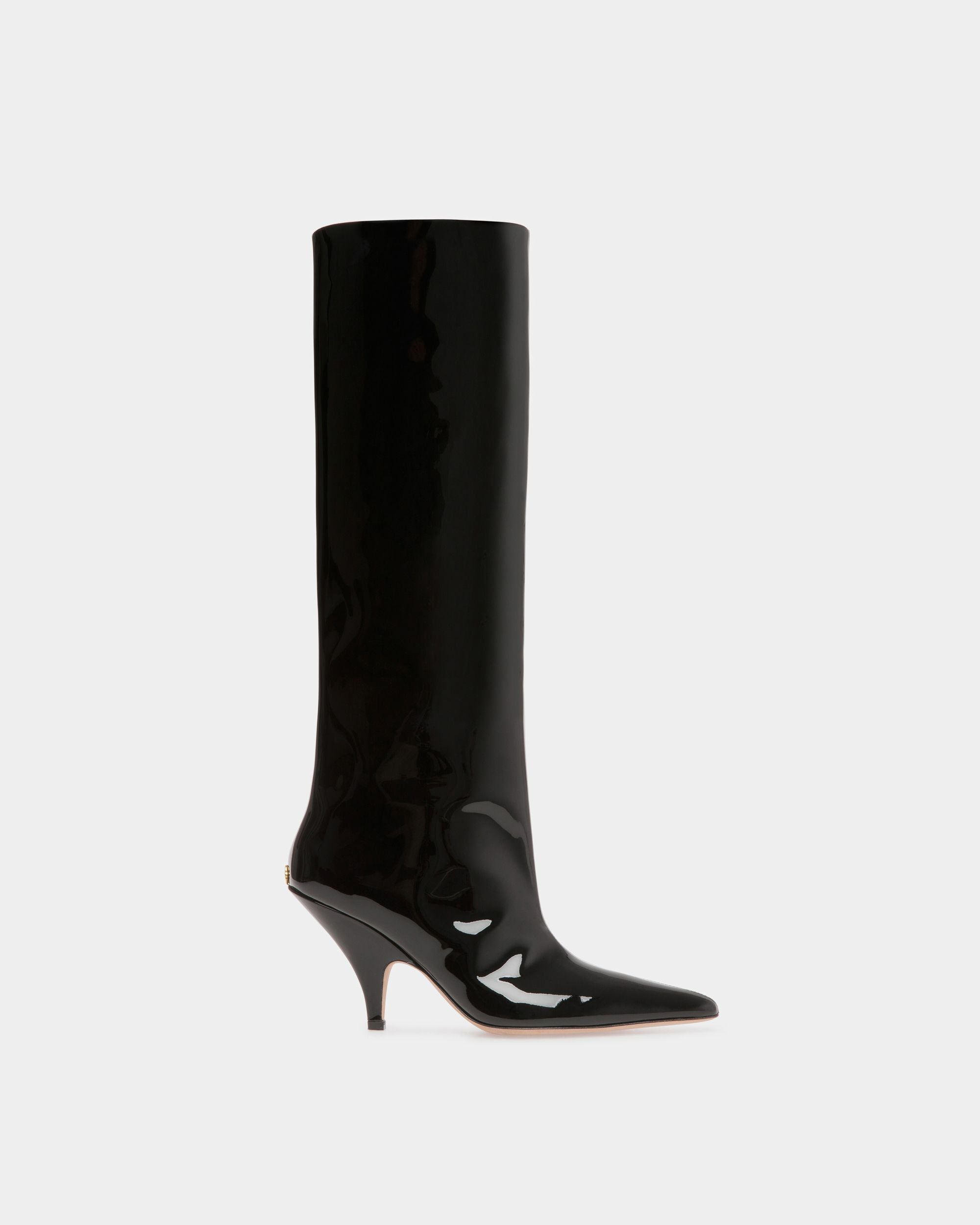 Kika | Women's Boots | Black Leather | Bally | Still Life Side