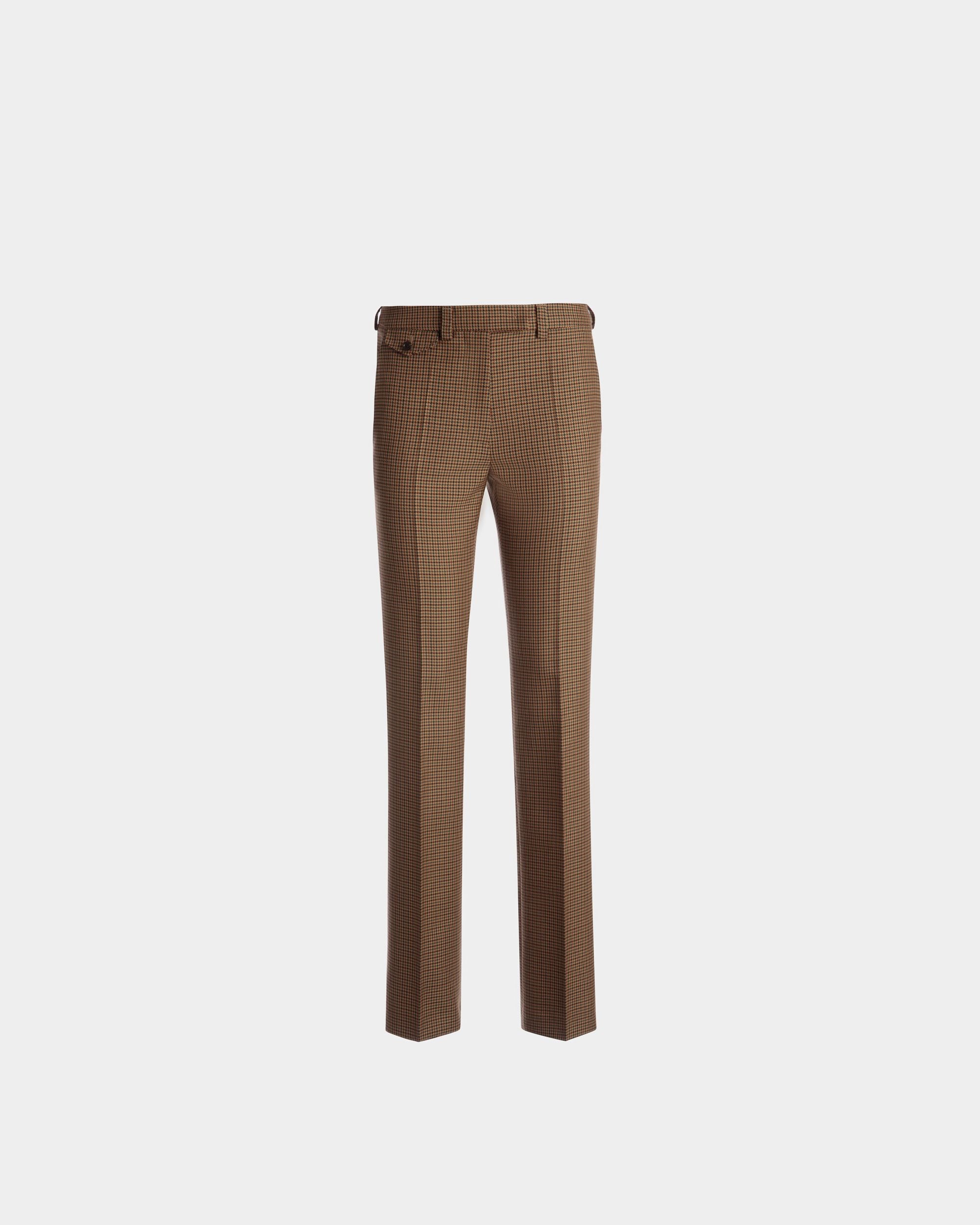 Tailored Straight Leg Pants | Women's Pants | Desert Wool | Bally | Still Life Front