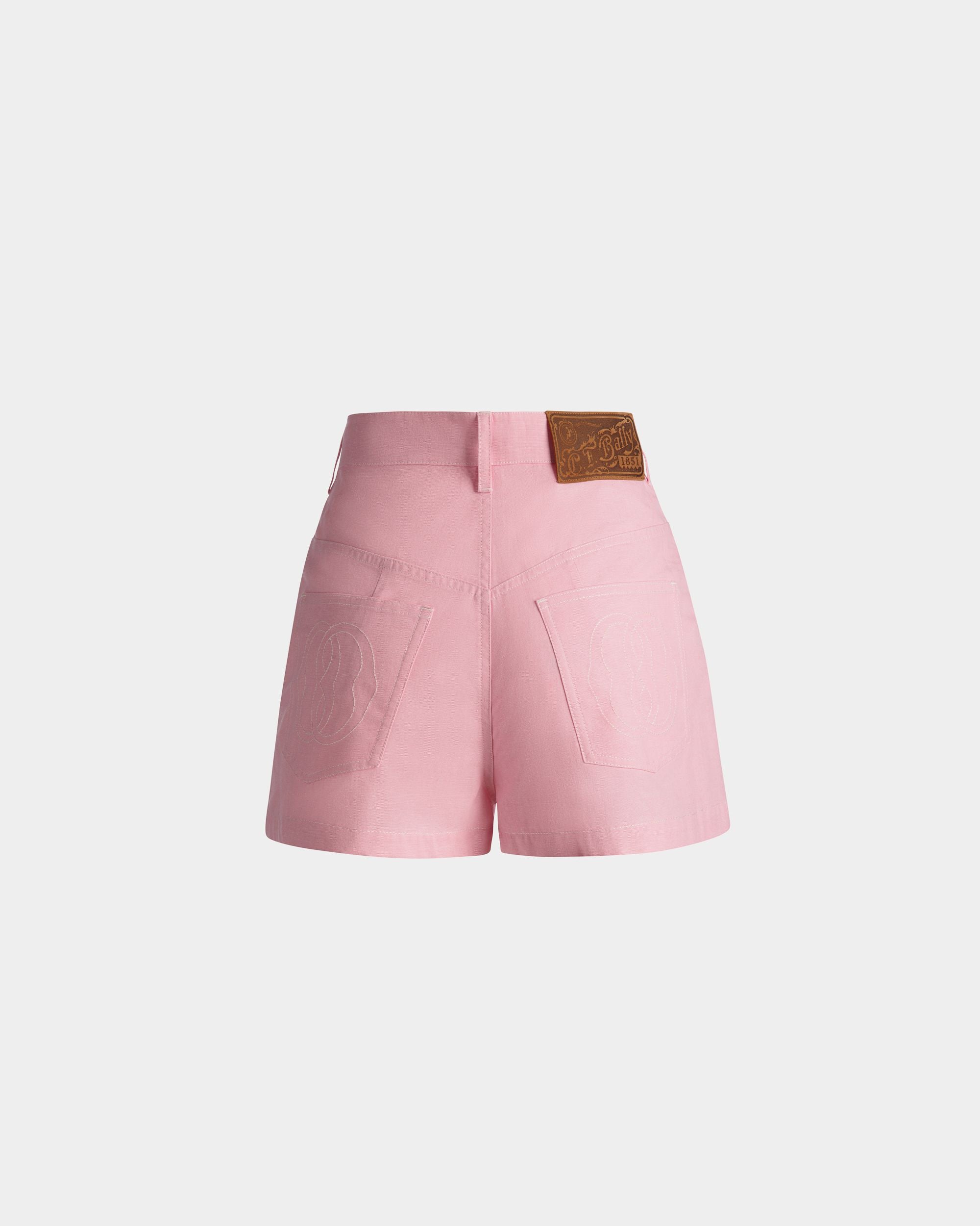 Women's Flared Stretch Pants in Light Pink