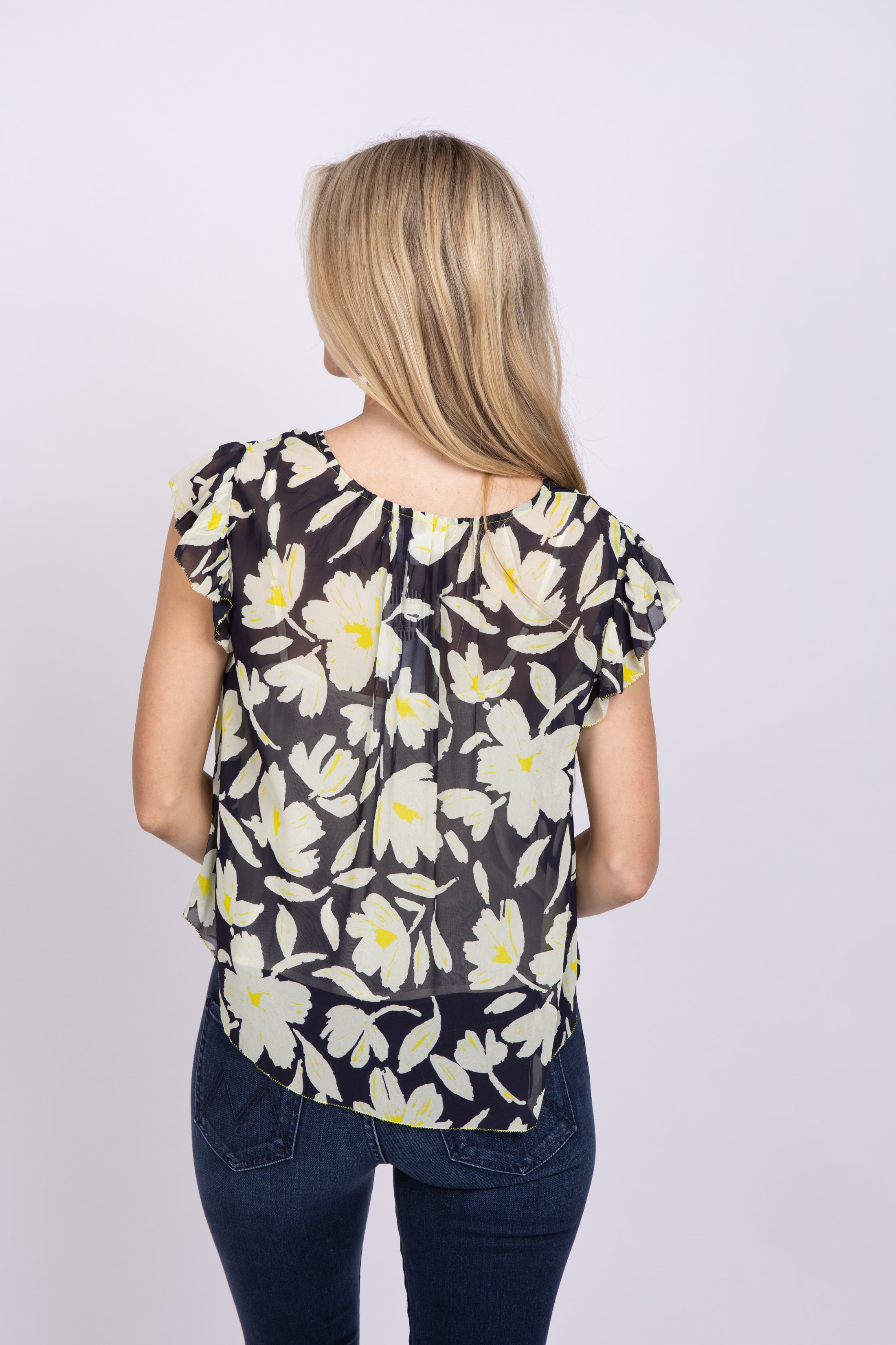 Velvet by Graham & Spencer Estina Top in Bloom