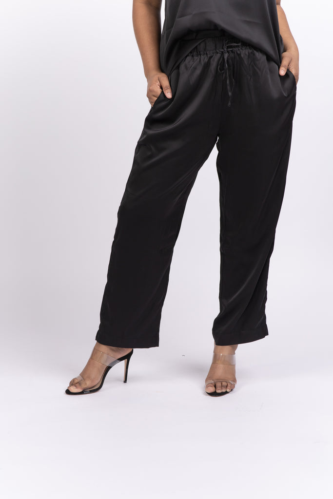 Dylan Satin Lux Pant Black – CoatTails