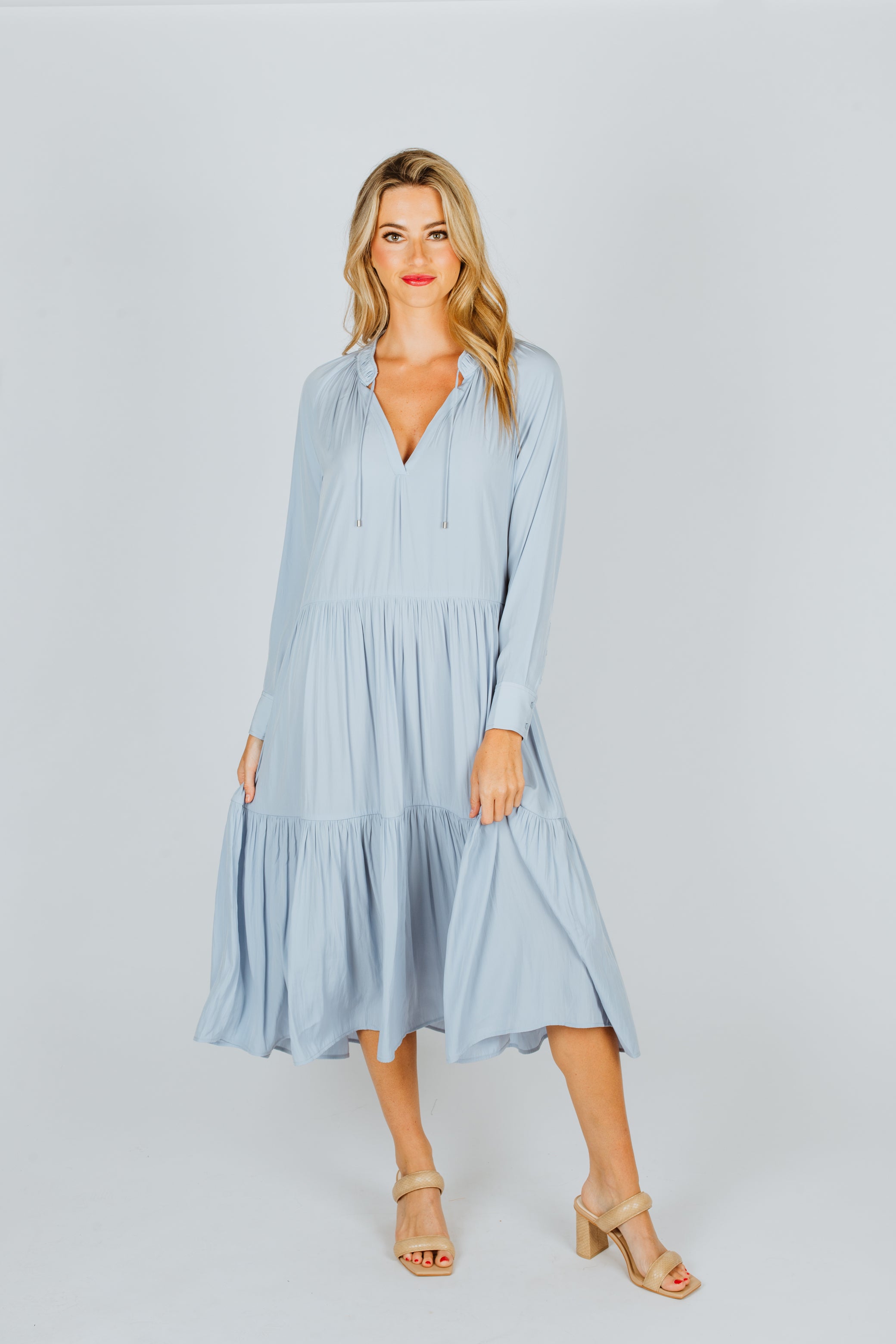 L'agence Lorraine Trapeze Dress – Mikinola