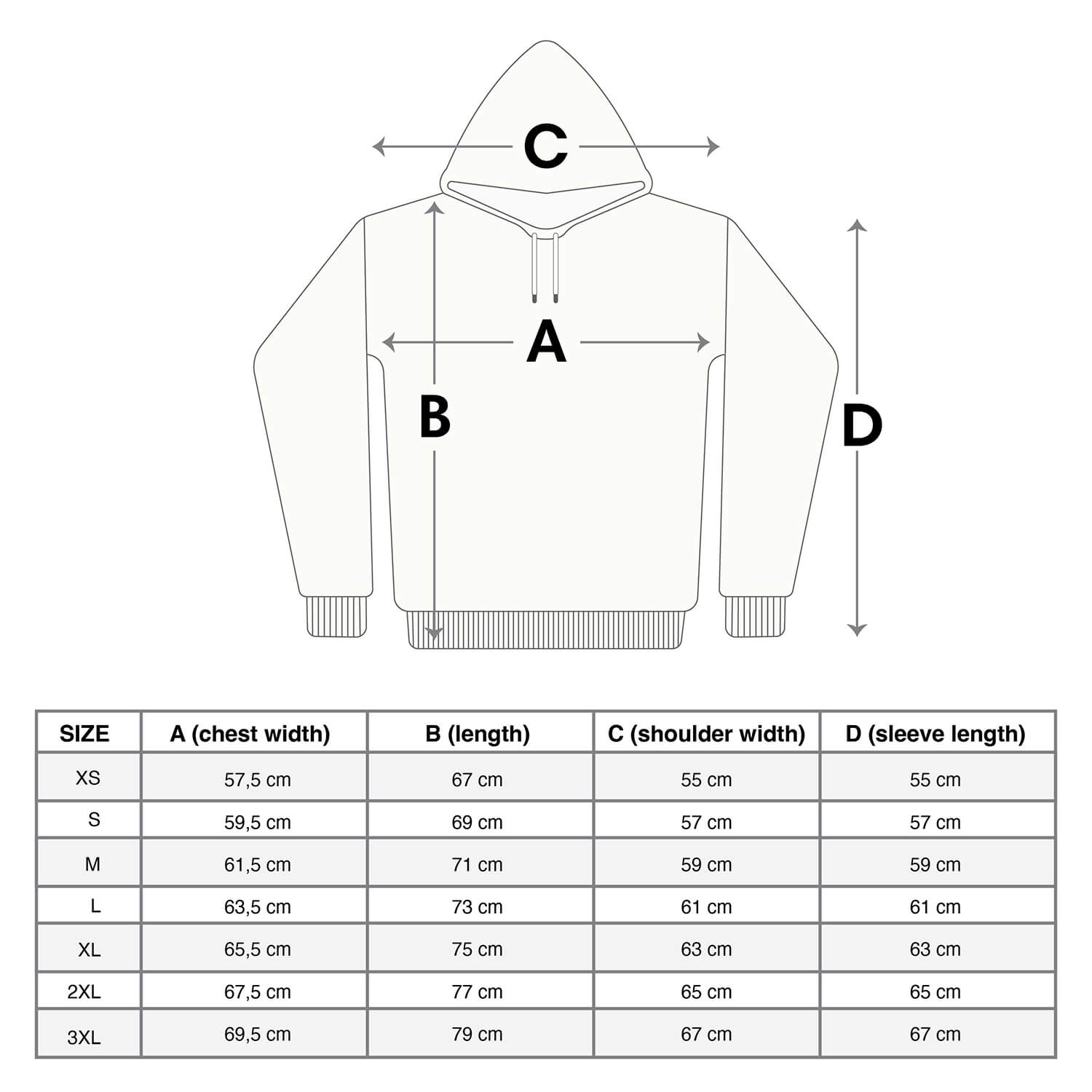 size-chart-premiumhoody-heavyweight