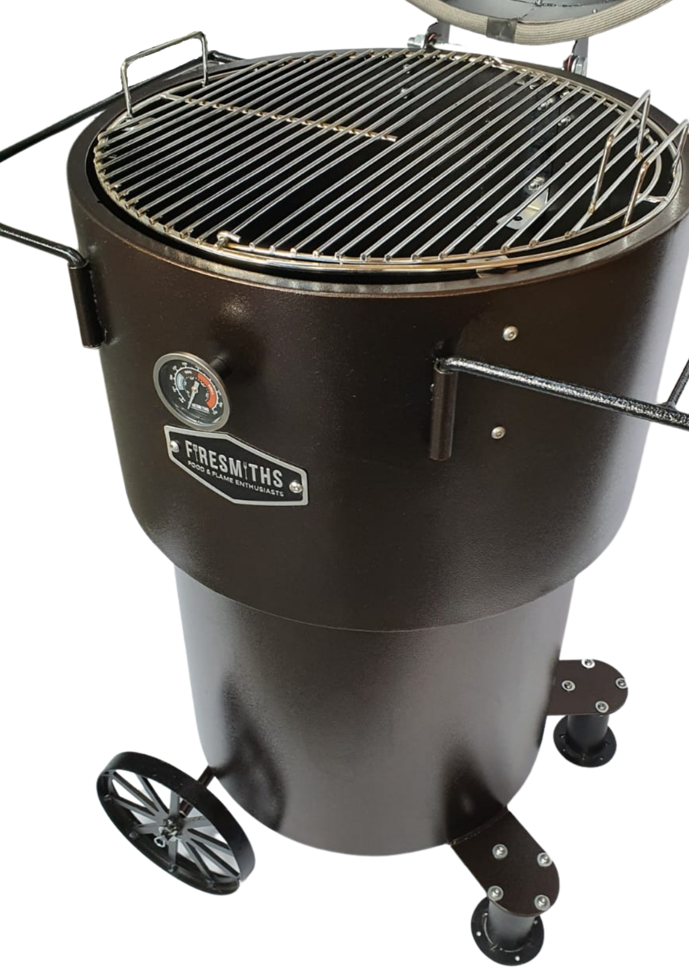 Plagen Product wenkbrauw The Hero Smoker & Grill - Bronze Baby Edition – Firesmiths