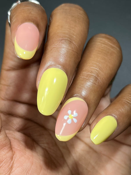 Sunny Days - Yellow French tip nails for summer nails 2022 – Teri Wells  Nails