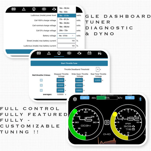 GLE Touring 60v 55AH BIG RANGE Engineering COMPACT – SURRON Green BATTERY Line