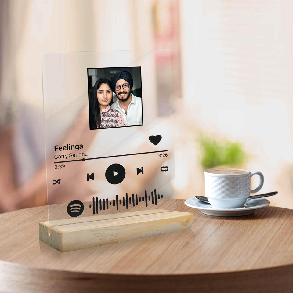 Spotify Plaque with  Stand - love craft gift