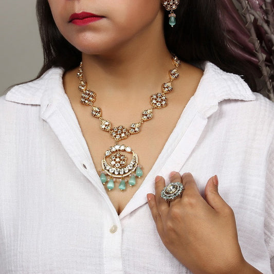 Aarohi Diamond Stone Necklace – A Bit Of Me