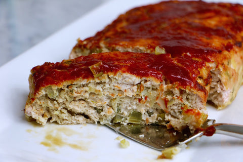 Whitney English swaps ground turkey for ground beef in this Apple Sage Turkey Meatloaf recipe.
