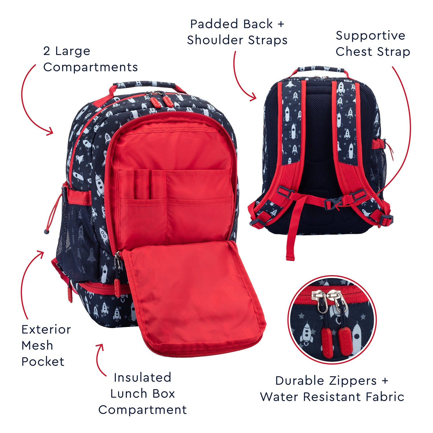 Bentgo Kids Backpack & Lunch Box Bundle | Bentgo®