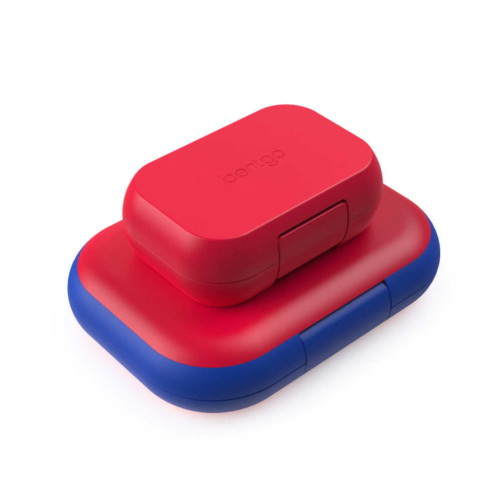 Bentgo Kids' Snack Leak-proof Storage Container Red/Royal