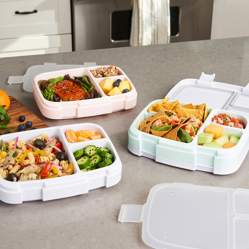 Bentgo® Fresh – Leak-Proof, Versatile 4-Compartment Bento-Style Lunch Box  with Removable Divider, Portion-Controlled Meals for Teens and Adults