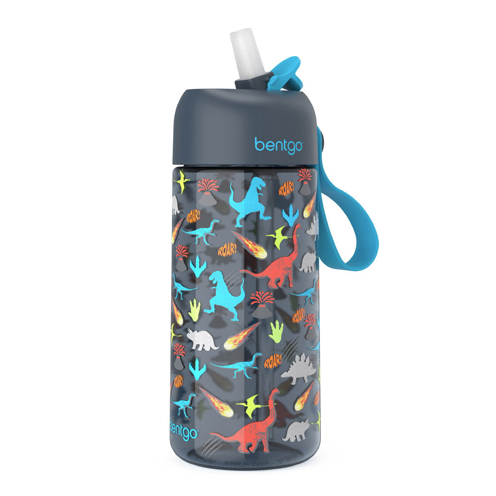 Bentgo Kids Prints Tritan Water Bottles RocketShark Pack Of 2 Bottles -  Office Depot