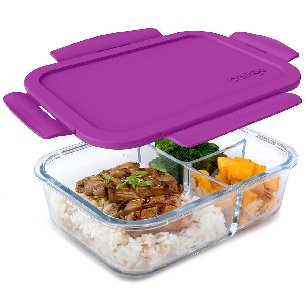 Dora - glass lunch box with lid 0.6 liters