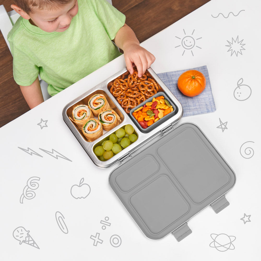 Bentgo Kids Stainless Steel Lunch Box, Color: Silver - JCPenney