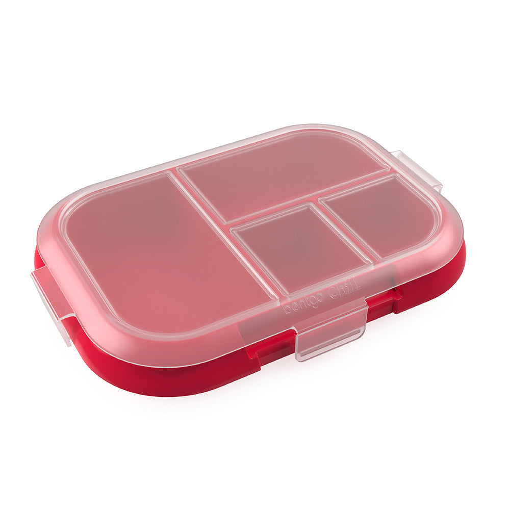 Lunch Plate, Large Red Bento Tray, 14x9.25