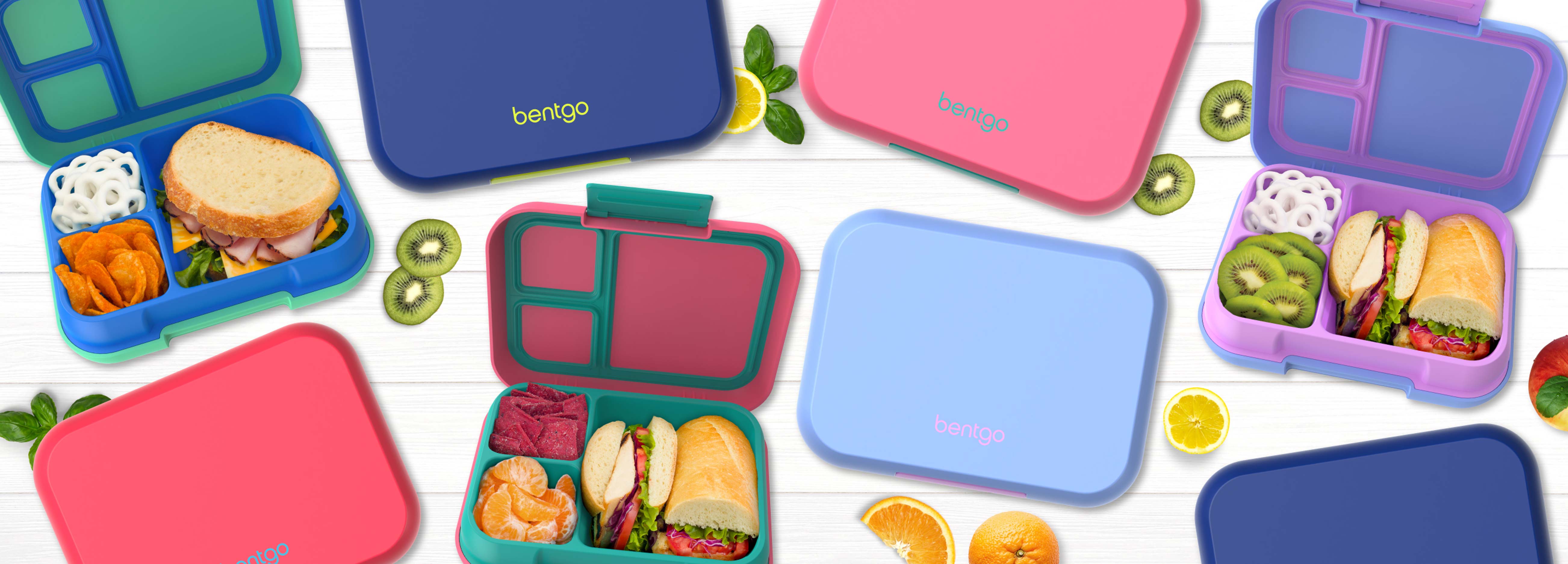 Bentgo Pop Lunch Box with Removable Divider ,Navy Blue