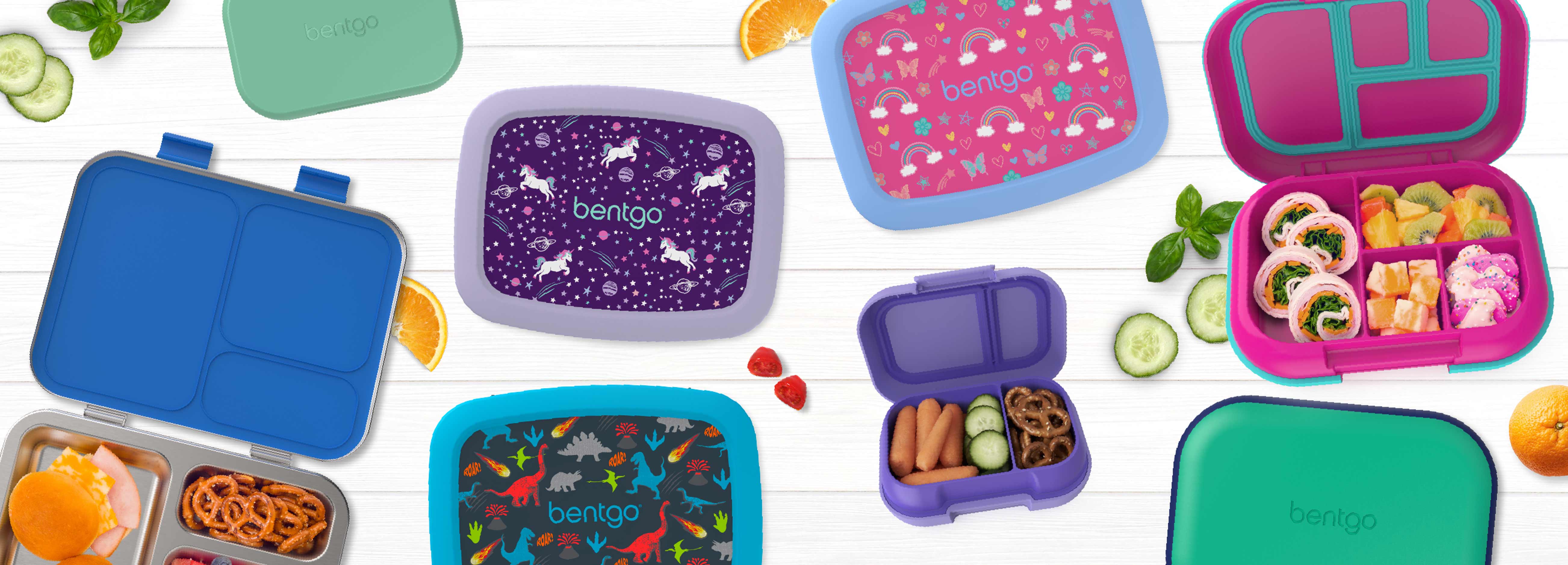  FOOYOO Plastic Bento Lunch Boxes for Kids - Big Kids