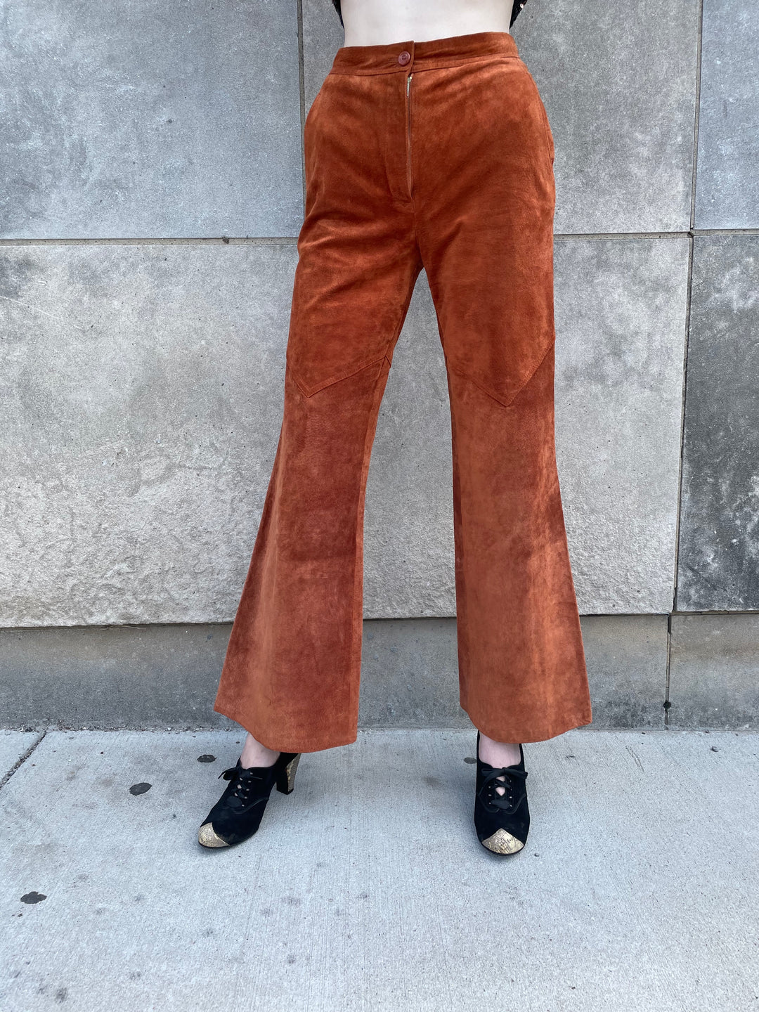 70s Brown Calico Floral Corduroy Bell Bottom Pants – The Hip Zipper  Nashville