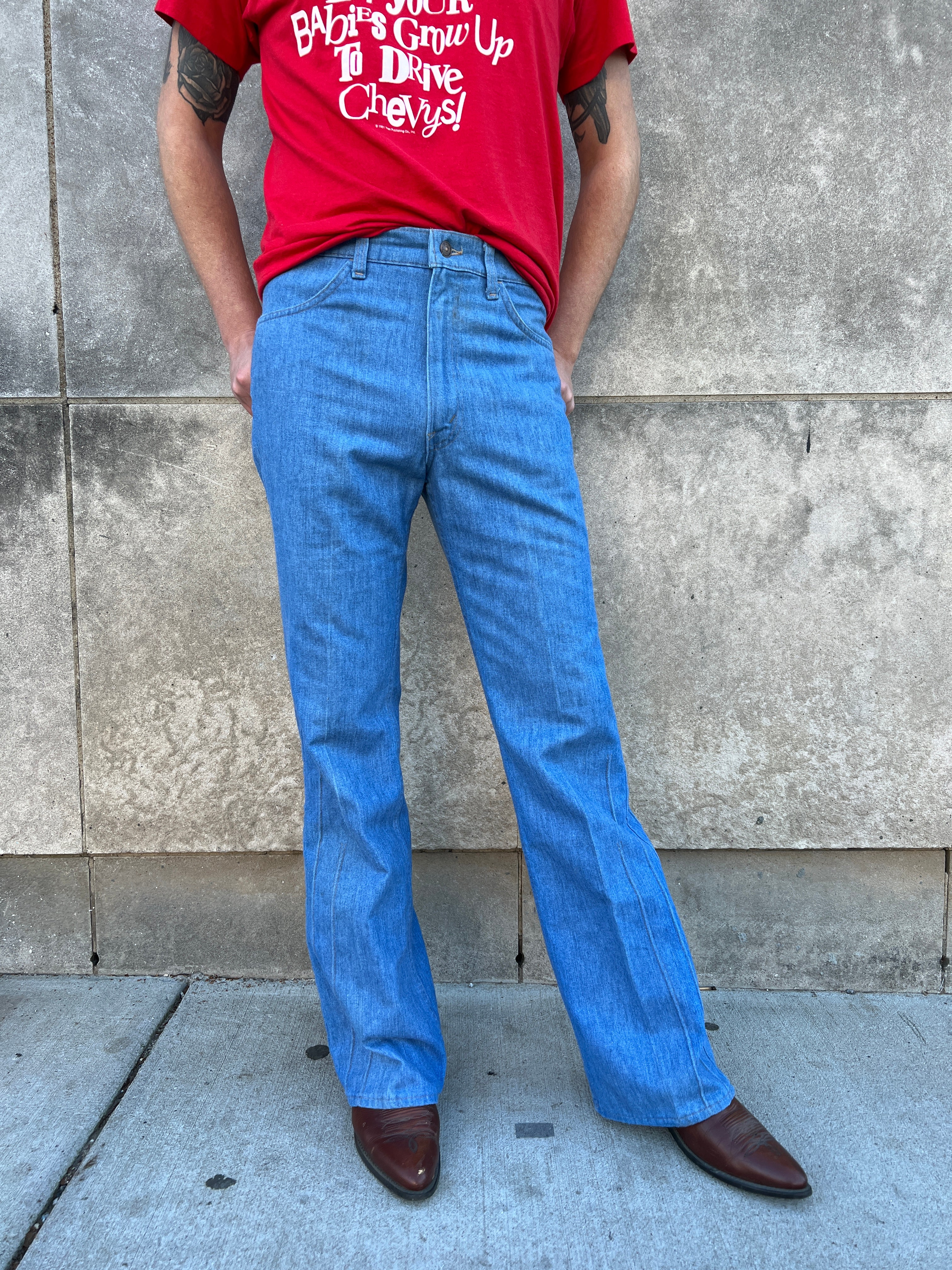 70s Denim Bell Bottom Jeans, Levi's San Francisco – The Hip Zipper Nashville