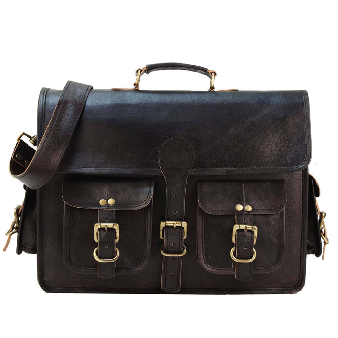 Sebastian Leather Messenger Bag For Men