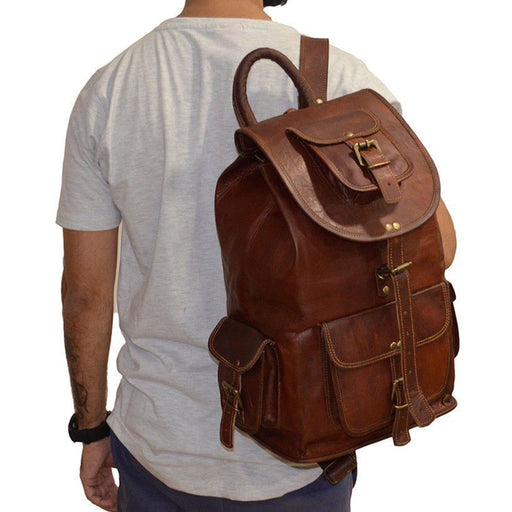 Milwaukee Leather Duffle Bag - Ginger