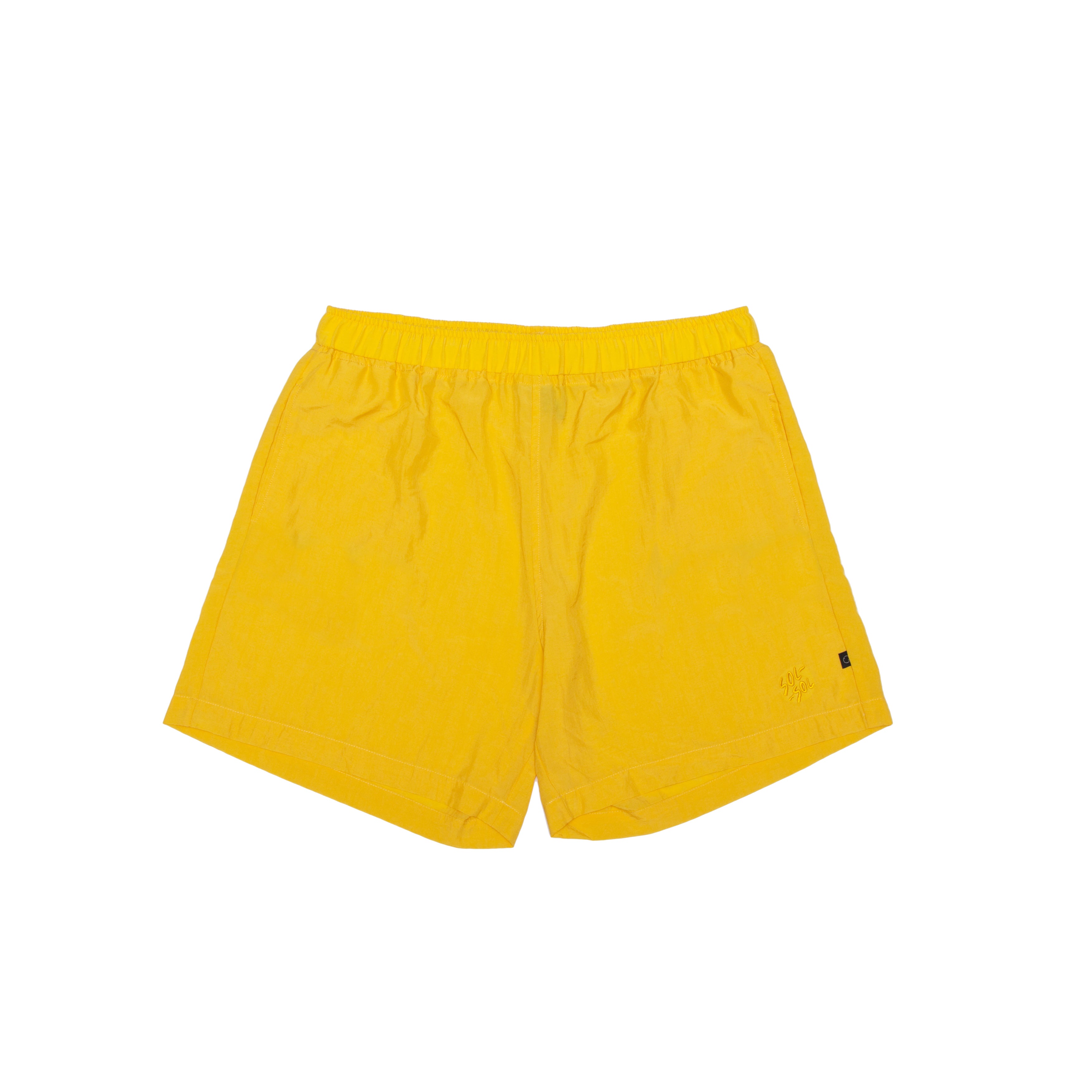 Sol Sol - Nylon Shorts - Yellow – Orphan Street Clothing Shop